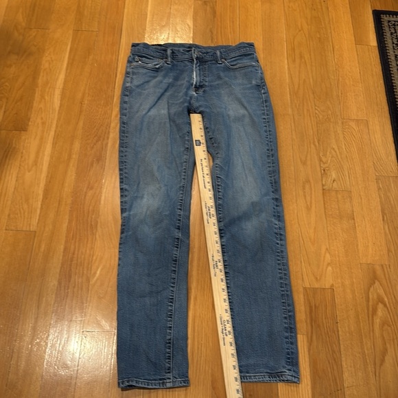 Abercrombie & Fitch Denim Rustin athletic sim jeans size 30w 32l . - Picture 5 of 10